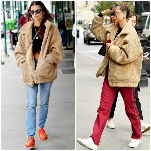 I.AM.GIA. Pixie Oversized Sherpa Teddy Coat - Camel - Picture 14 of 15